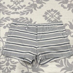 GAP blue and White Striped Shorts